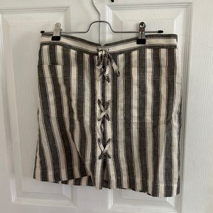 Madewell linen skirt